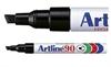 Artline 90 tuschpen, skrå spids 2-5mm - permanent marker